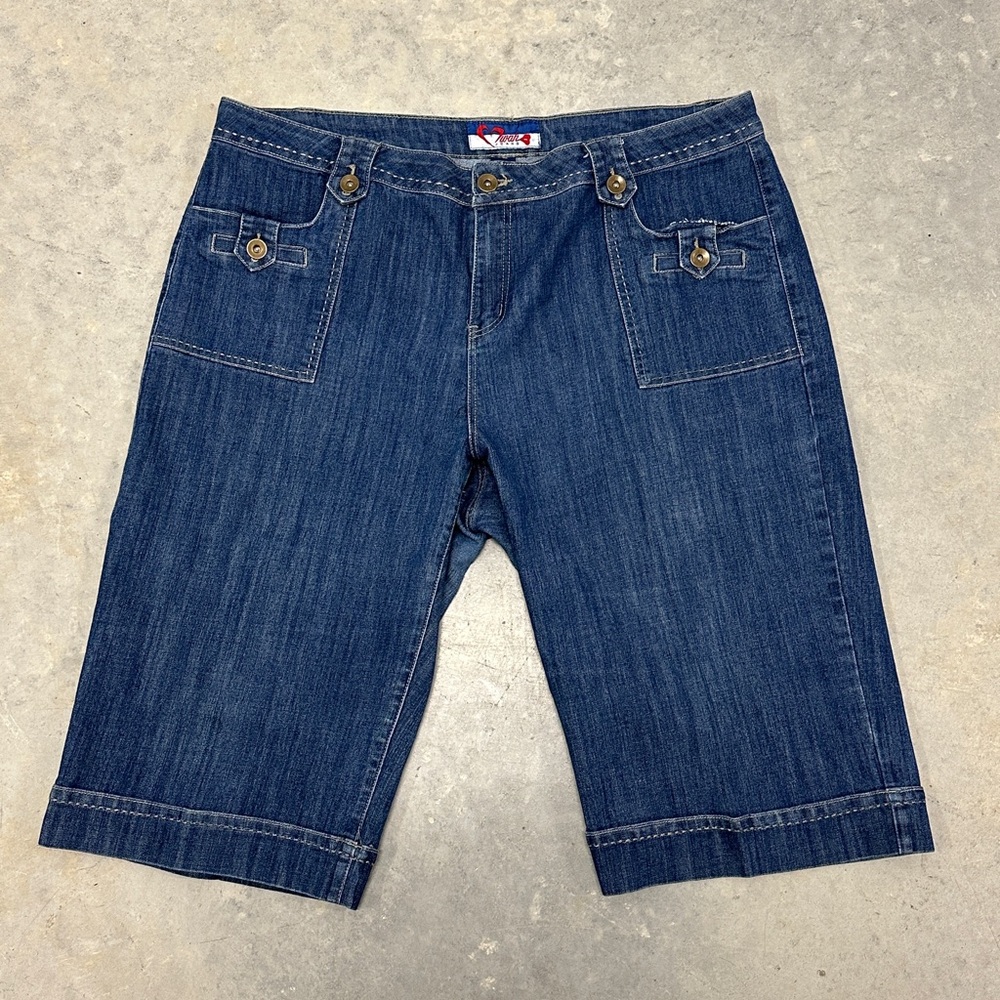 Women Vintage Blue Denim Mwah Jeans Size 22